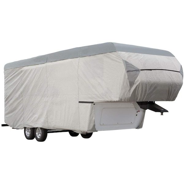 Eevelle EXPEDITION Series, Fifth Wheel RV Cover, Gray Color, Fits 29-33ft Long RV EXFW2933 - main